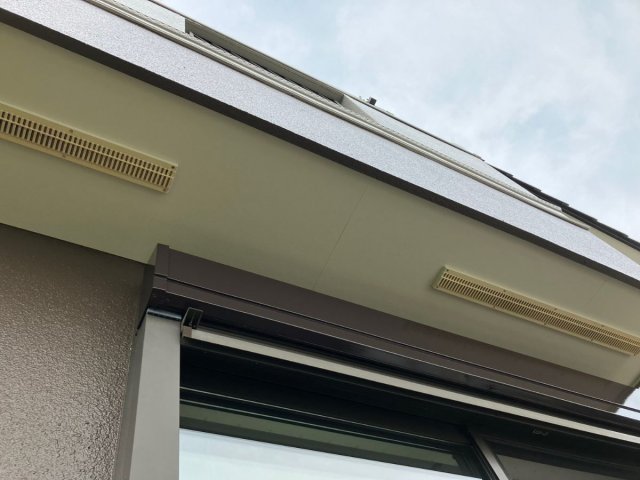 川越市 軒天 完了 ミヤケン