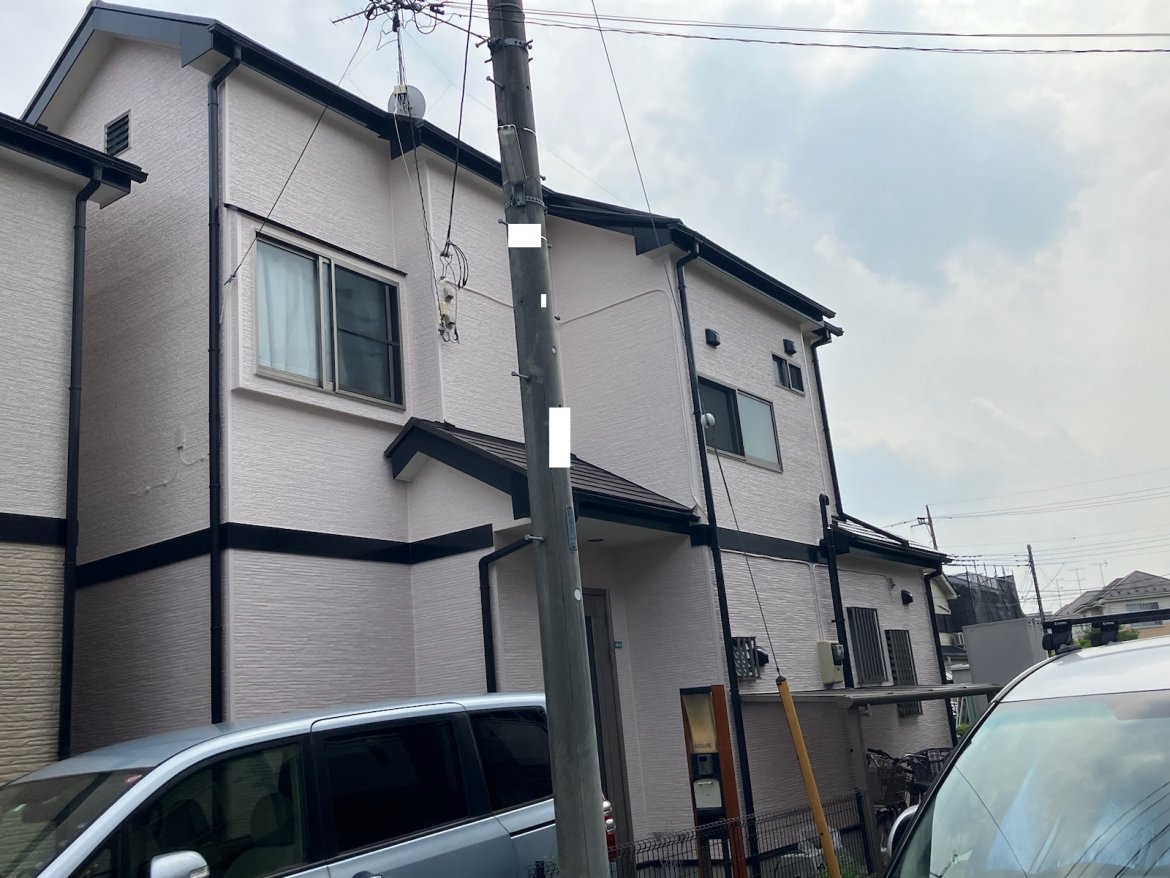 さいたま市桜区 屋根外壁塗装工事 全体写真 お客様の声 ミヤケン