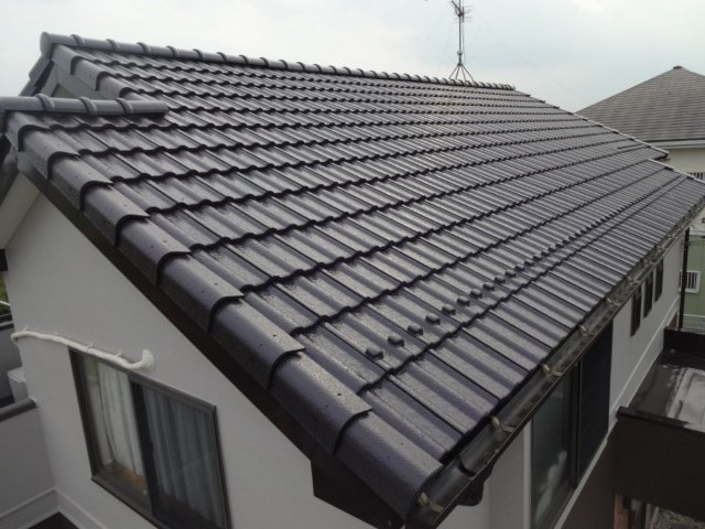 川越市 屋根塗装 完了 ミヤケン