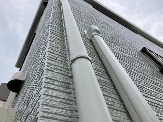 ふじみ野市 屋根外壁塗装工事 雨樋完了 お客様の声 ミヤケン