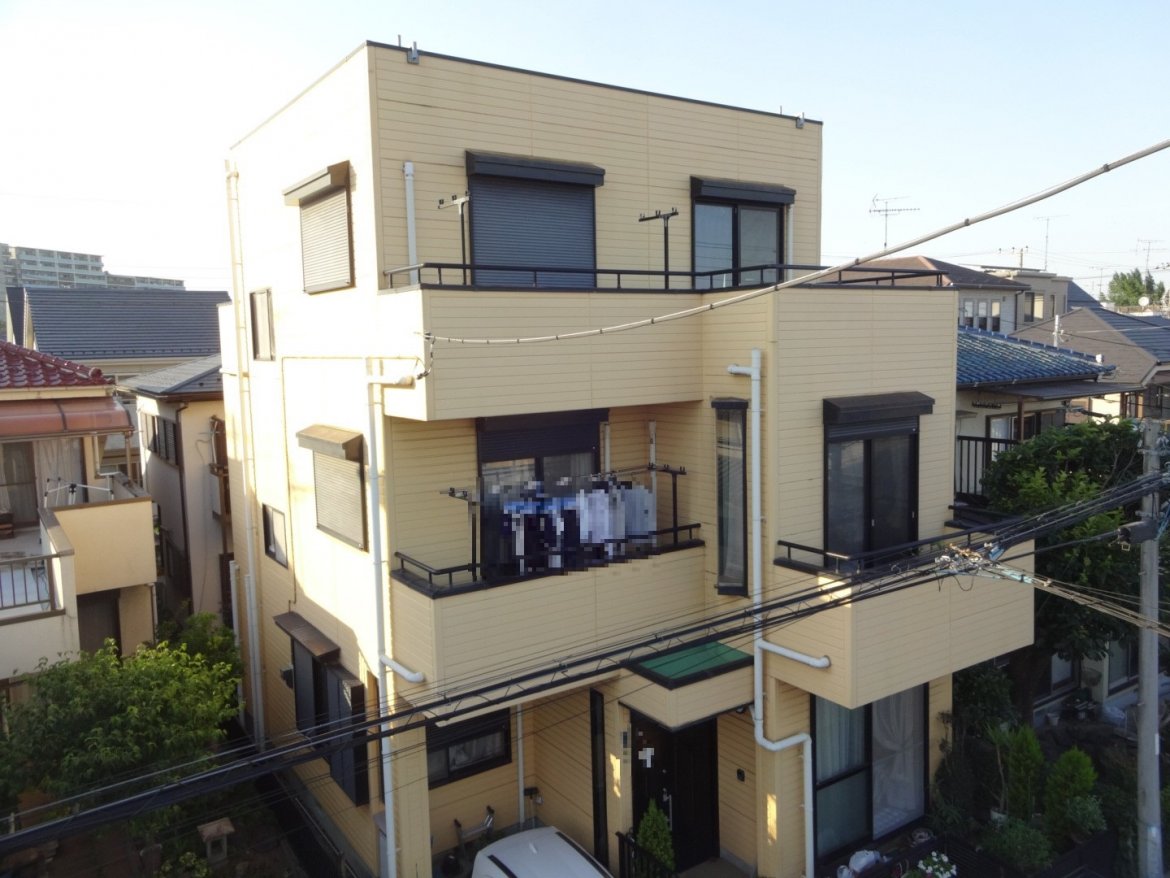 ふじみ野市 屋根外壁塗装工事 施工前 お客様の声 ミヤケン
