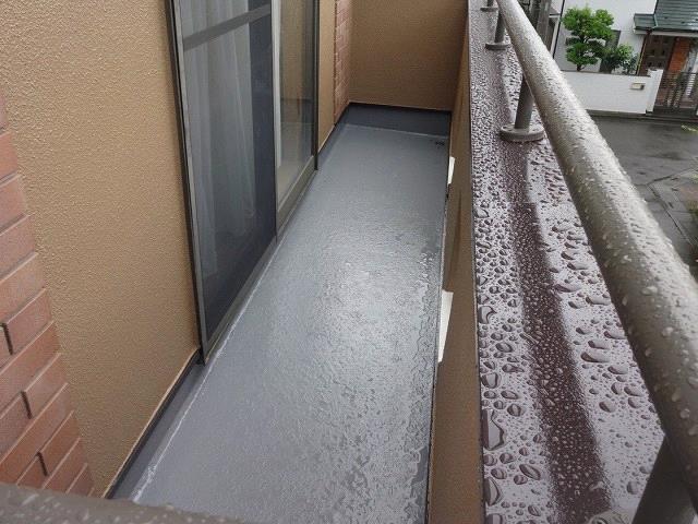 川越市 ベランダ防水 完了 ミヤケン