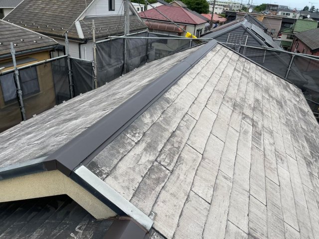 川越市 屋根 板金交換工事 ミヤケン