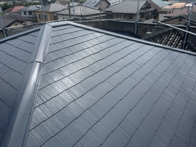 さいたま市見沼区 屋根外壁塗装工事 屋根完成 お客様の声 ミヤケン
