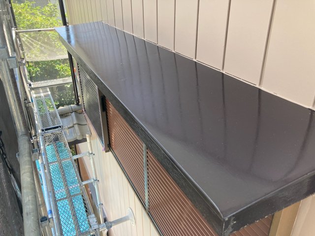 さいたま市見沼区 外壁塗装 庇屋根 ミヤケン