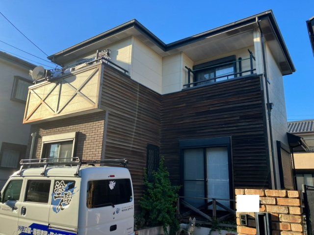 さいたま市北区 屋根外壁塗装工事 施工前 お客様の声 ミヤケン