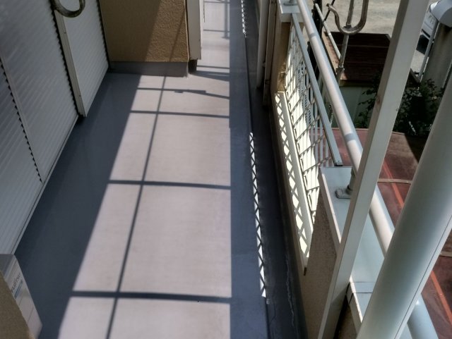 川越市 ベランダ防水 完了 ミヤケン