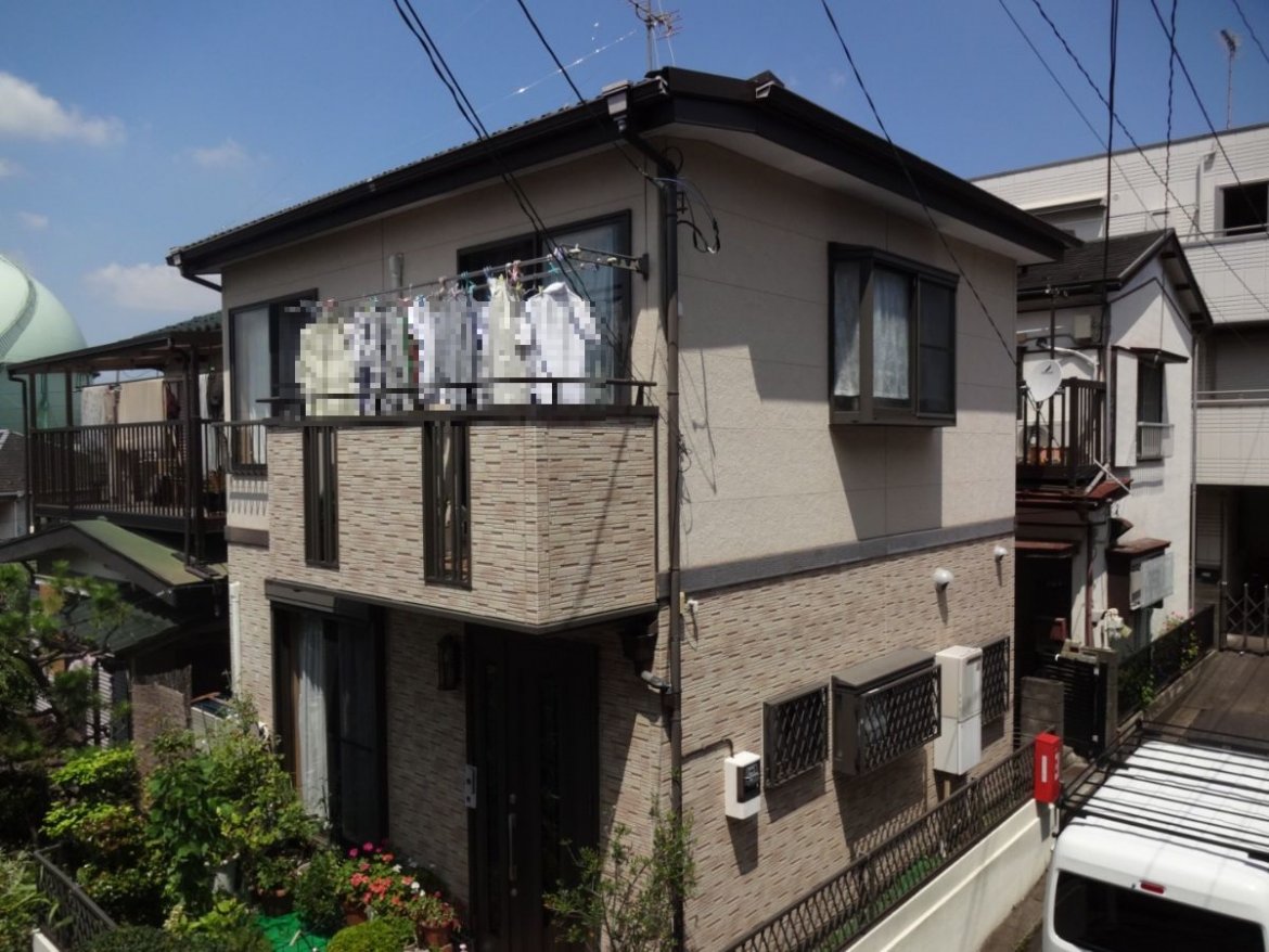 さいたま市桜区 屋根外壁塗装工事 施工前 お客様の声 ミヤケン