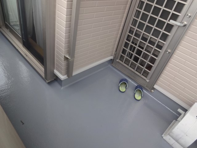 さいたま市桜区 外壁塗装工事 ベランダ防水施工後 お客様の声 ミヤケン