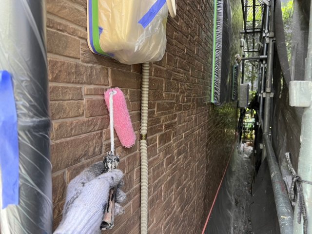 さいたま市浦和区 屋根外壁塗装工事 外壁下塗り お客様の声 ミヤケン