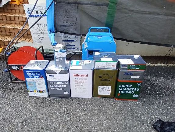 さいたま市桜区 屋根外壁塗装工事 材料一式 お客様の声 ミヤケン