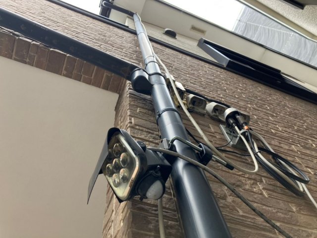 さいたま市浦和区 屋根外壁塗装工事 雨樋色あせ お客様の声 ミヤケン