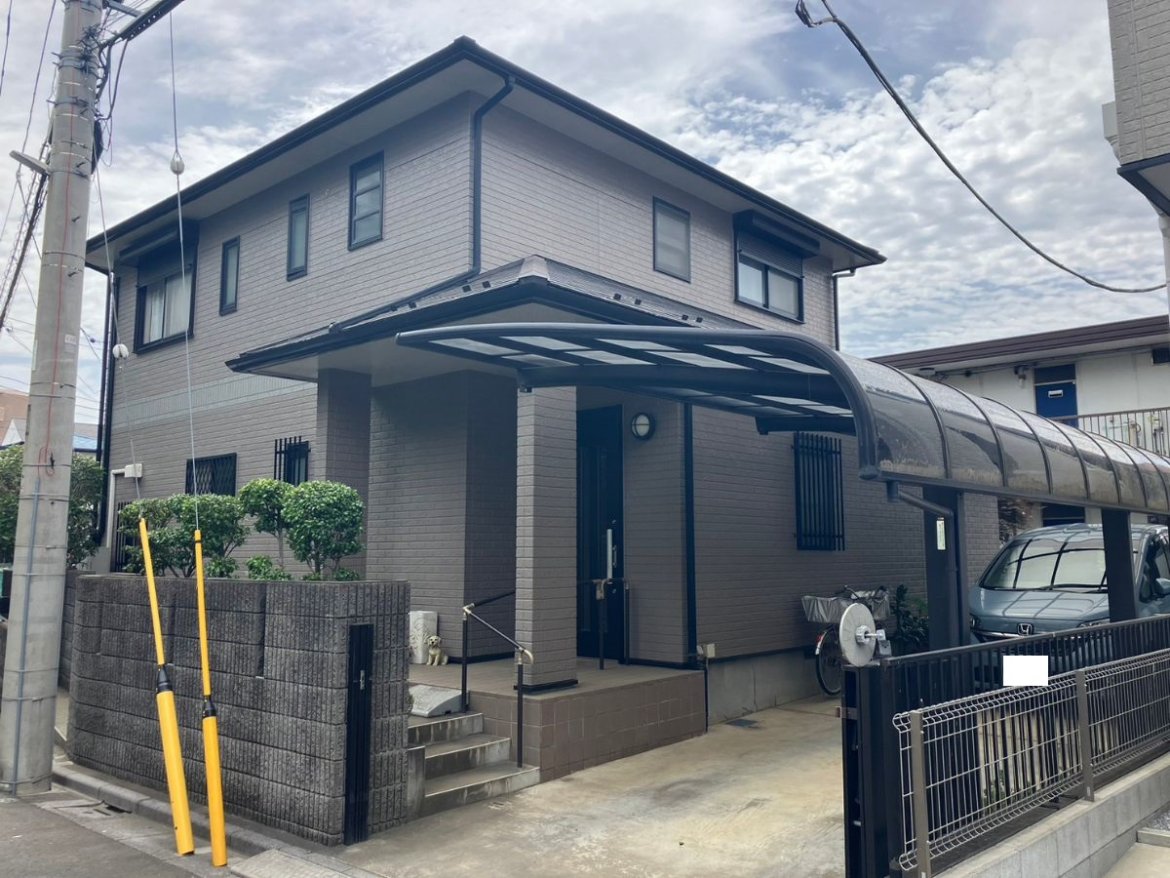 さいたま市南区 屋根外壁塗装工事 施工前 お客様の声 ミヤケン