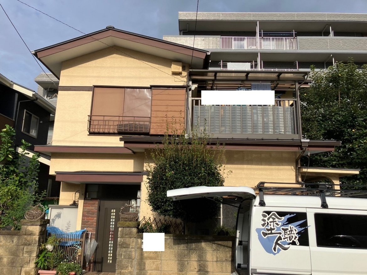 ふじみ野市 外壁塗装工事 施工前 お客様の声 ミヤケン