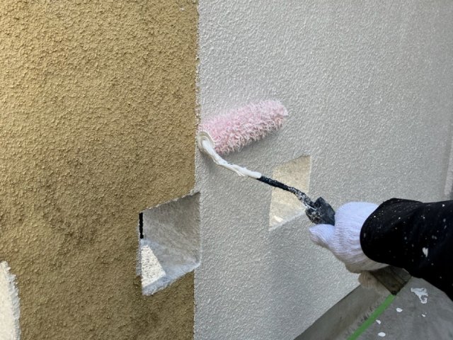 富士見市 外壁塗装 下塗り ミヤケン