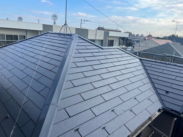さいたま市桜区 屋根外壁塗装工事 屋根施工後 お客様の声 ミヤケン