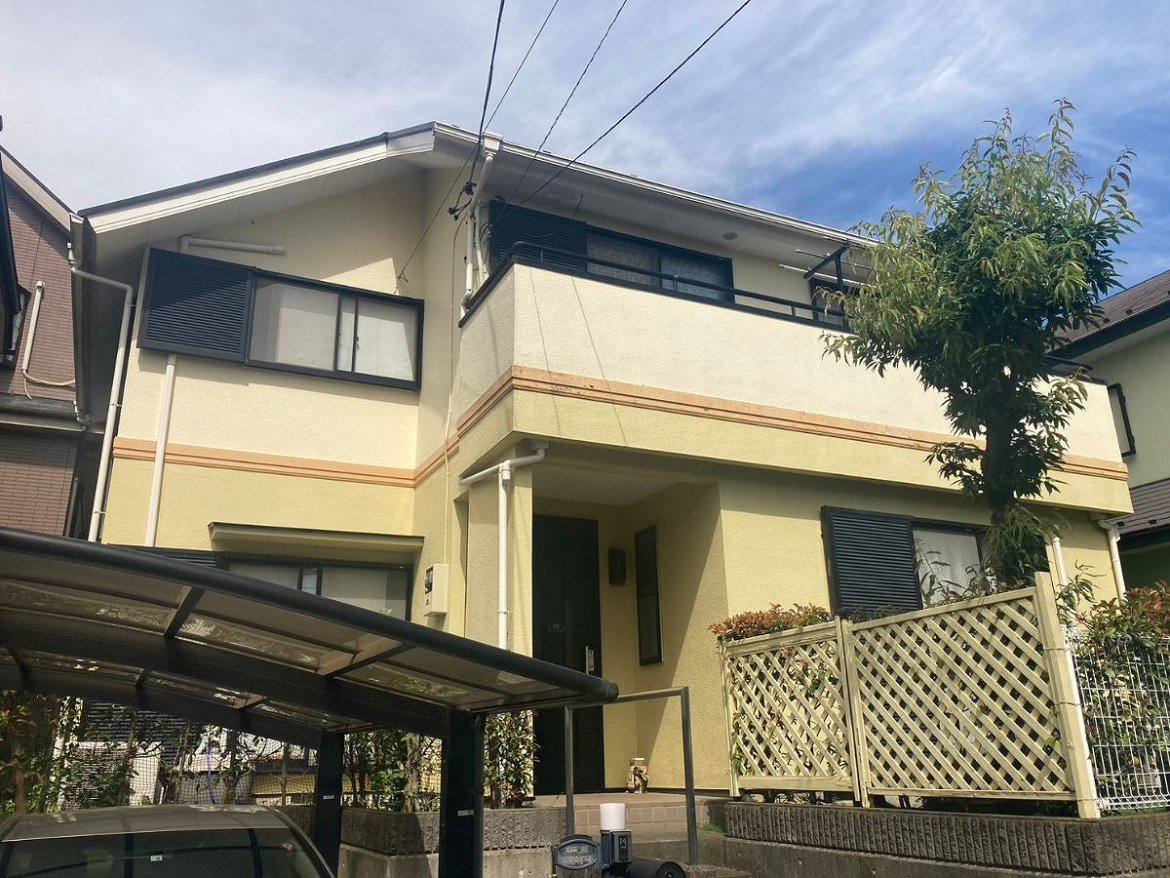 富士見市 外壁塗装 施工前 ミヤケン