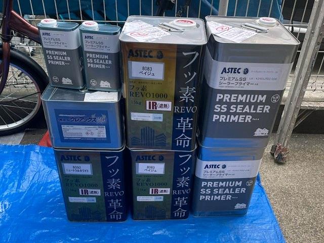 さいたま市大宮区 屋根外壁塗装 材料 ミヤケン