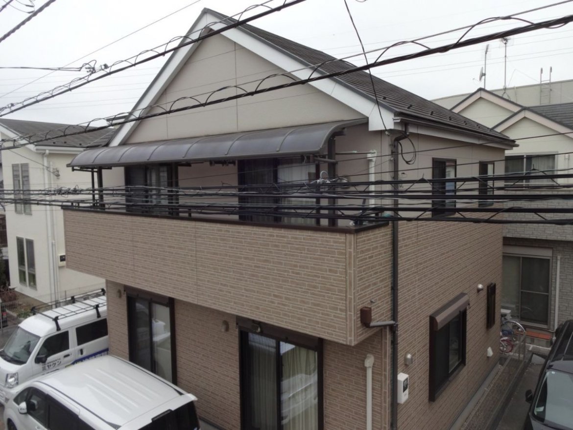 川越市 屋根カバー・外壁塗装 施工前 ミヤケン