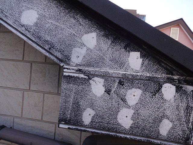 破風板色あせ