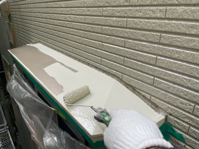 所沢市 出窓屋根 塗装