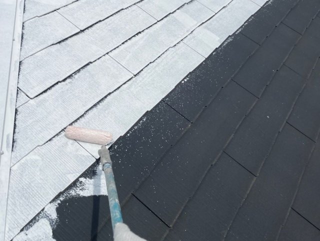 ふじみ野市 屋根塗装 下塗り