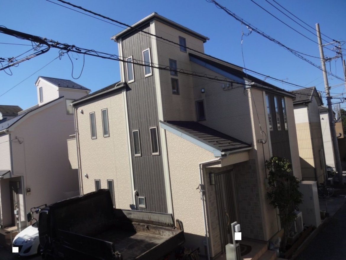 さいたま市桜区 屋根カバー・外壁塗装 ミヤケン 施工前
