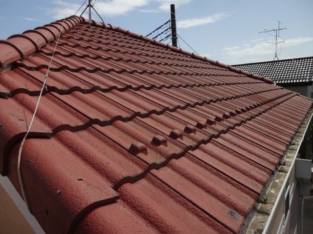 川越市 屋根塗装 施工前 ミヤケン