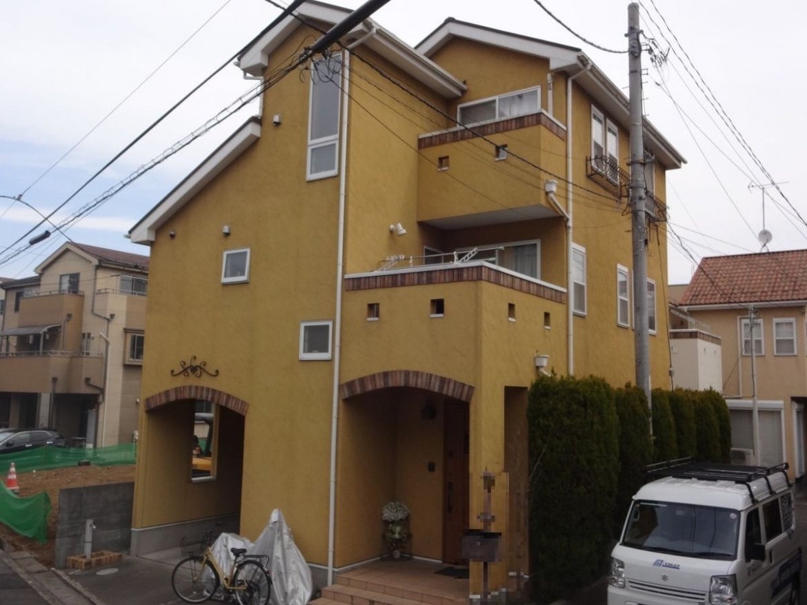 さいたま市中央区 外壁塗装 施工前 ミヤケン