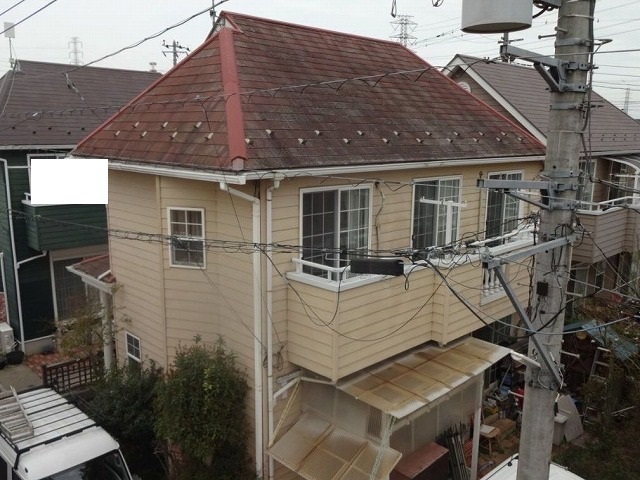 川越市 外壁塗装 施工前 ミヤケン