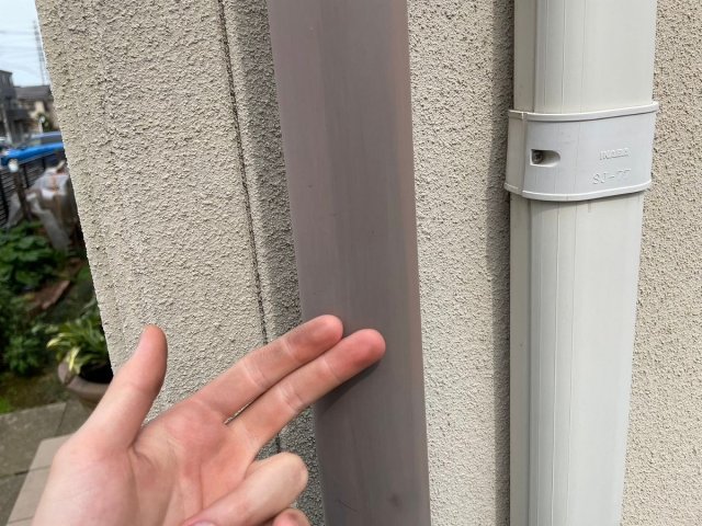 川越市 雨樋 チョーキング