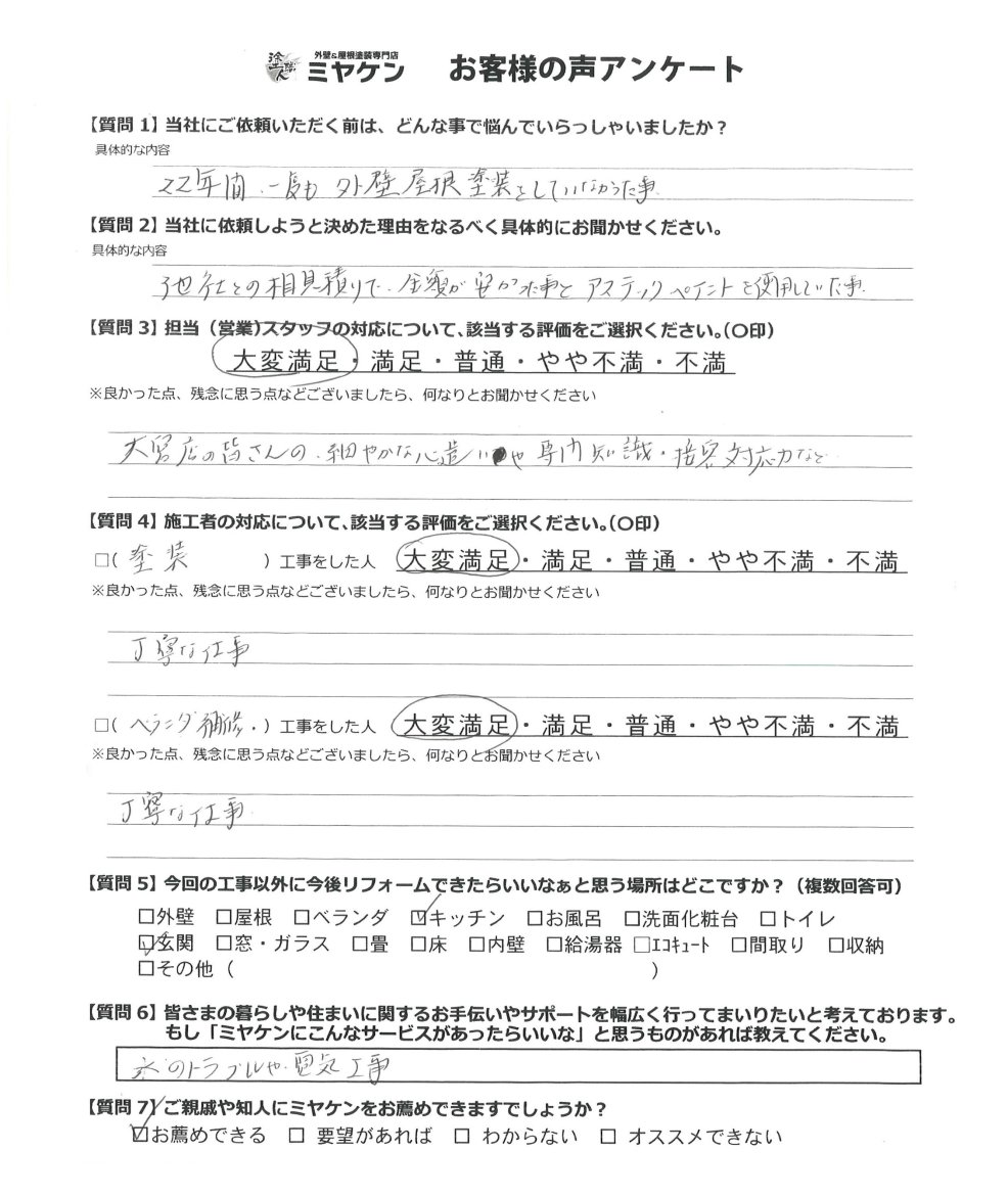 さいたま市岩槻区 アンケート ミヤケン