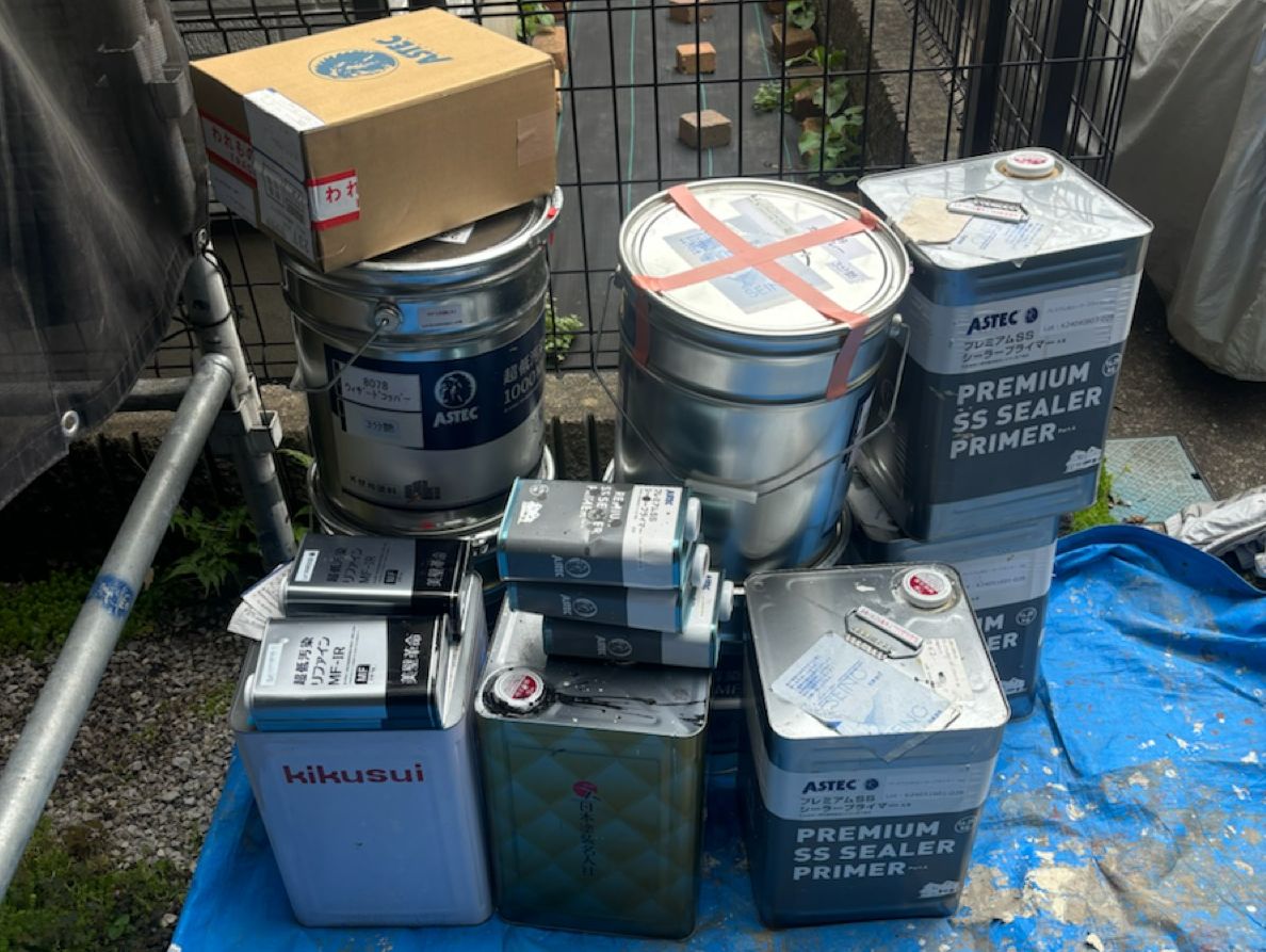川越市 塗料一式 ミヤケン