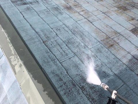 さいたま市見沼区 屋根高圧洗浄