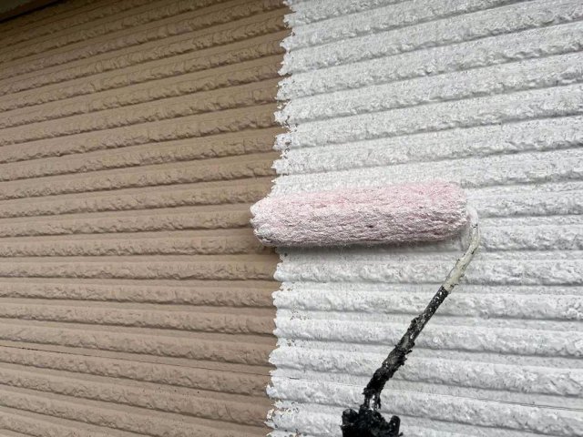さいたま市中央区 外壁下塗り作業