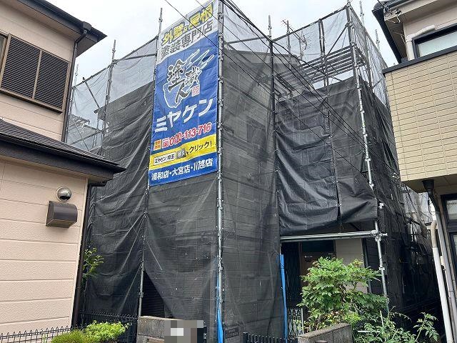 川越市 足場組