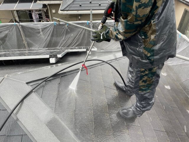 さいたま市浦和区 屋根 高圧洗浄 ミヤケン
