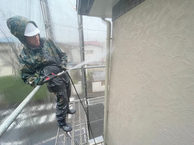 さいたま市浦和区 外壁 高圧洗浄 ミヤケン