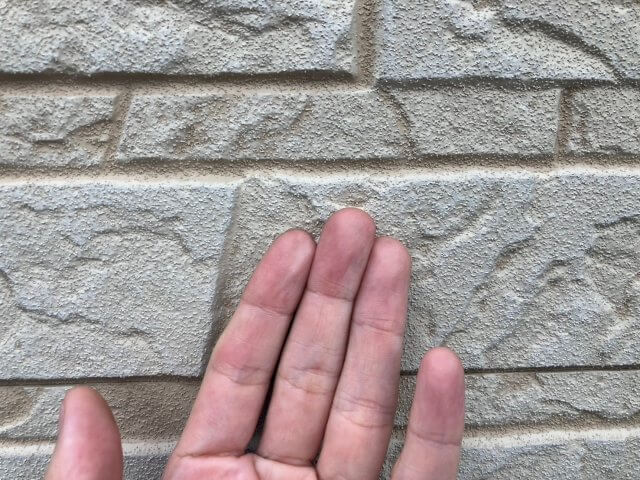 外壁 チョーキング ミヤケン