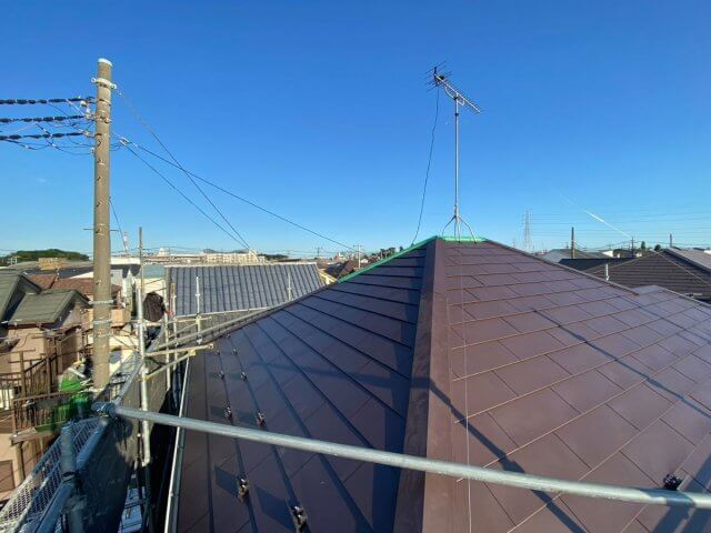 川口市 屋根カバー 施工後 ミヤケン