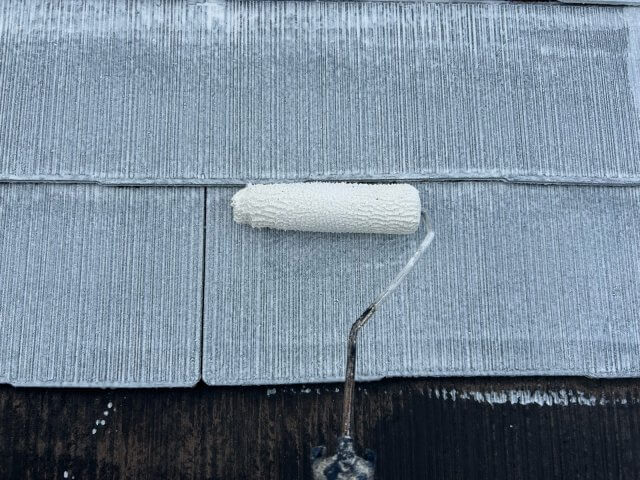 ふじみ野市 屋根下塗り作業