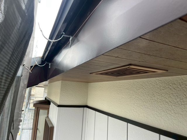 見沼区 屋根外壁塗装 破風板 完成 ミヤケン