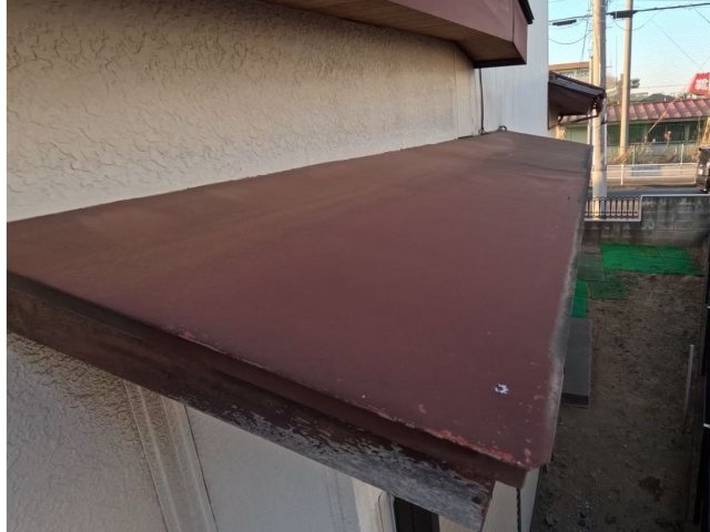 見沼区 屋根外壁塗装 庇屋根 色あせ ミヤケン