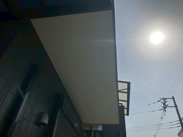 和光市 軒裏天井塗装 ミヤケン