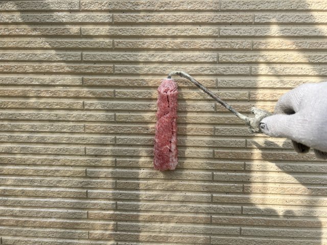 北本市 外壁塗装 外壁 上塗り2 ミヤケン