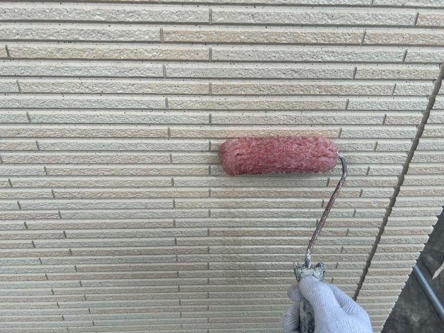 北本市 外壁塗装 外壁 上塗り1 ミヤケン
