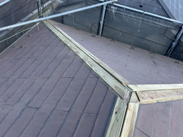 川越市 屋根外壁塗装 棟板金交換 ミヤケン