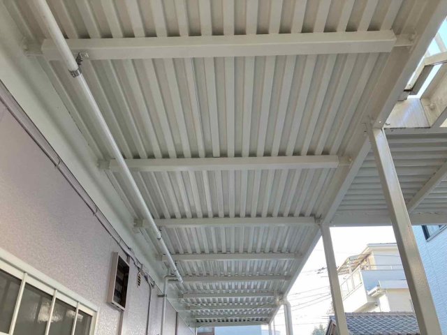 越谷市 3年点検 軒天 ミヤケン