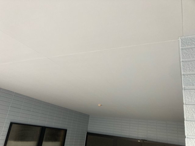 さいたま市浦和区 屋根外壁塗装 軒裏天井 完了 ミヤケン