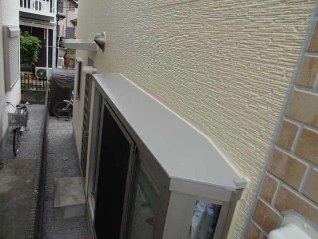 川越市 屋根外壁 出窓屋根 完了 ミヤケン